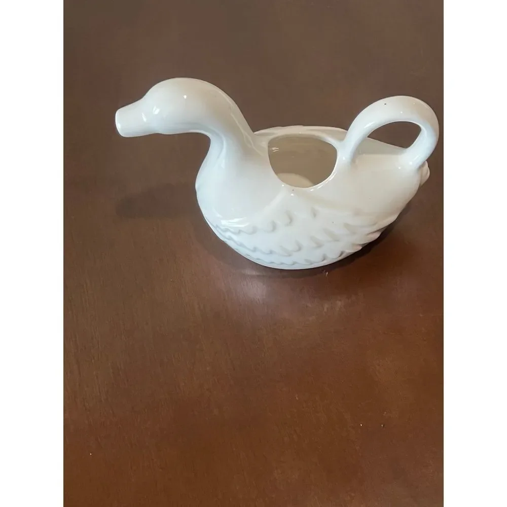 Swan decor‎ vase ceramic watering